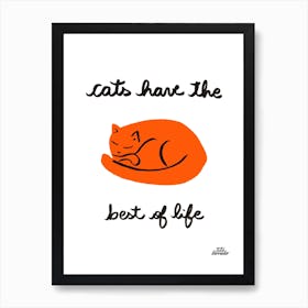 Cats Life Art Print