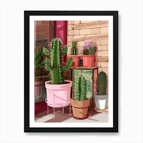 Cactus Garden 13 Art Print