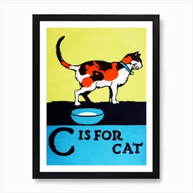 C Is For Cat Poster Art Print