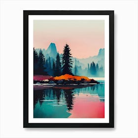 Landscape Painting 168 Art Print