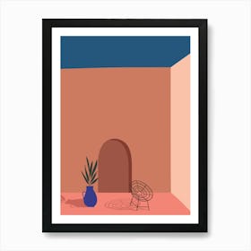 Room With A Chair Art Print