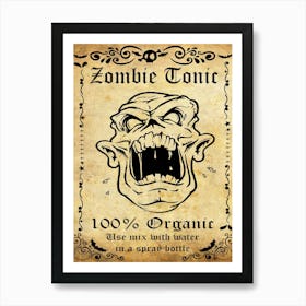 Zombie Tonic Art Print