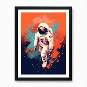 Voyage of the Stars: Astronaut's Odyssey Art Print