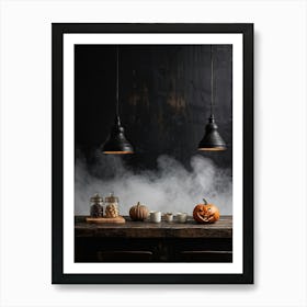 Design Copy Counter Retro Product Board Grey Plank Brown Float Steam Pattern Old Decora (34) Art Print