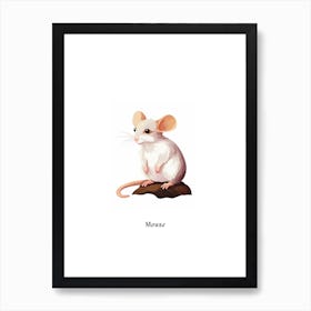 Mouse Kids Animal Poster Art Print