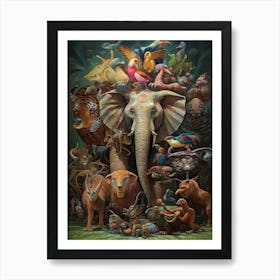 'The Jungle' 2 Art Print