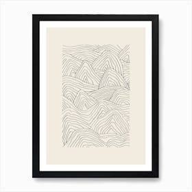 Organic Dunes Art Print