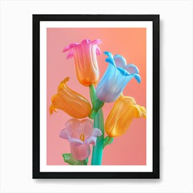 Dreamy Inflatable Flowers Coral Bells 1 Art Print