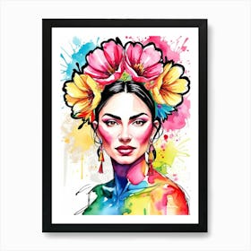 Frida Kahlo 30 Art Print