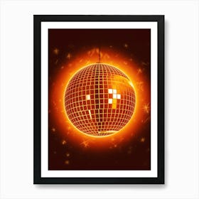 Disco Ball Art Print