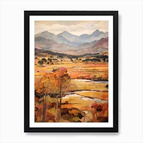 Autumn National Park Painting Rocky Mountain National Park Colorado Usa 6 Art Print