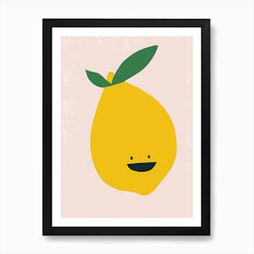 Lemon Kitchen Art Print