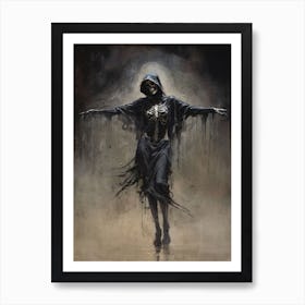 Dance With Death Skeleton Painting (97) Art Print