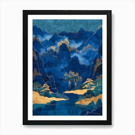 Asian Landscape 3 Art Print