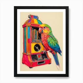 Parrot Machine Art Print