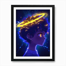 Angel Halo 1 Art Print