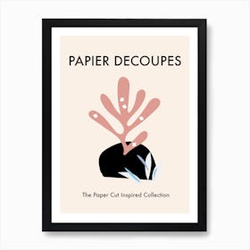 Paper Cut Out   Abstract Art Print