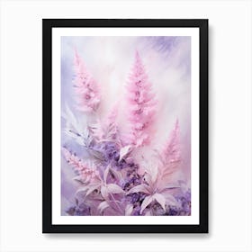 Pink Flowers In A Vase 1 Art Print