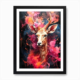 Deer Art Art Print