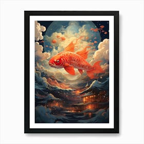 Koi Fish 1 Art Print