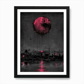 Red Moon 2 Art Print