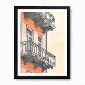 Copenhagen Europe Travel Architecture 2 Art Print