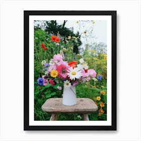 A Vase Of Summer Joy Art Print