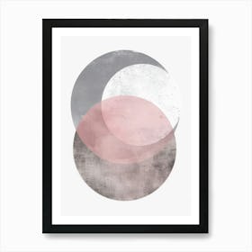 Abstract Circles Canvas Print 13 Art Print