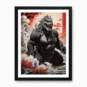 Godzilla Unleashed 1 Art Print