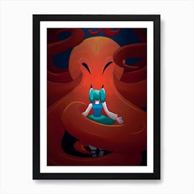 Deep Into The Ocean Art Print