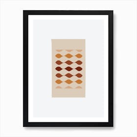 Abstract Wavy Pattern Art Print