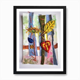 Heart In The Woods Art Print