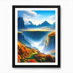 Landscape Painting 55 Art Print