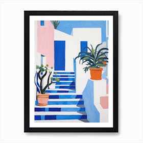 Matisse Inspired Fauvism Garden House Poster Art Print