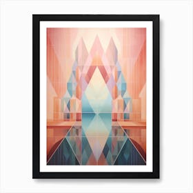 Geometric Abstract Illustrations 8 Art Print