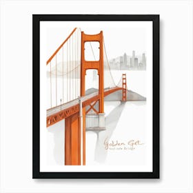 Golden Gate Bridge 2 Art Print