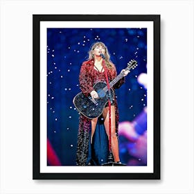 The Eras Tour Singer Taylor Swift Art Print