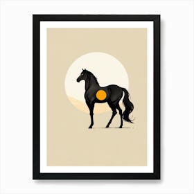 Horse In The Sun 3 Art Print