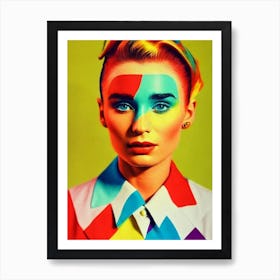 Rooney Mara Colourful Pop Movies Art Movies Póster