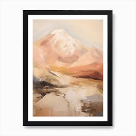 Mount Kilimanjaro 7 Mountain Painting Art Print