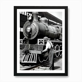 The Old Railroad Reimagined 4 Art Print