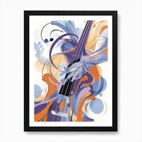 Bass Guitar Art Print