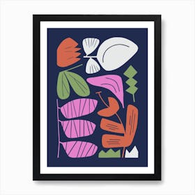 Paper Floral Art Print