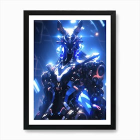 Futuristic Deer Art Print