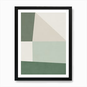 ABSTRACT MINIMALIST GEOMETRY - GE02 Art Print