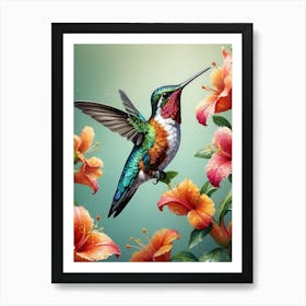 Hummingbird 34 Art Print