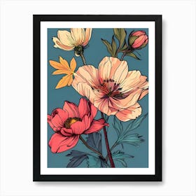 Anemones 5 Art Print