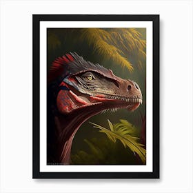 Eotyrannus Illustration Dinosaur Art Print