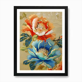 Chinese Flower Painting 63 Art Print