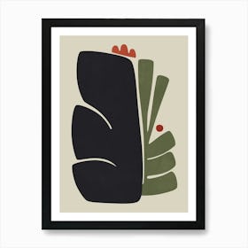 Floral Form 09 Art Print